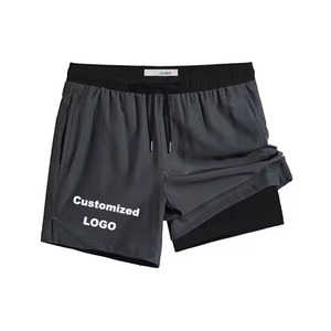 Bañador personalizado de alta calidad para hombre, pantalones cortos de playa sólidos impermeables elásticos en 4 direcciones, estilo informal de cintura media para surfear - Product Image 6