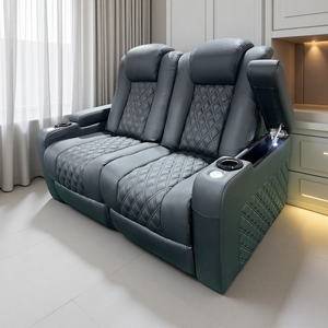 Modernes Heimkino VIP Cinema <span class=keywords><strong>Sofa</strong></span> Leders essel Elektrische <span class=keywords><strong>Massage</strong></span> Power Liege sitze Bequemer Holzrahmen stuhl - Product Image 2