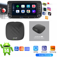 Carlinkit TBOX S1 8G+128GB Mémoire vive Android 14 pour écran multimédia GPS de voiture CarPlay Google Play Store Mirror Image