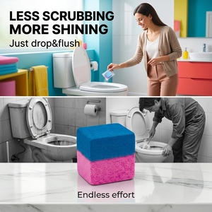 Pastiglie per WC a risciacquo automatico, detergente <span class=keywords><strong>blu</strong></span> per la vasca, deodorante a lunga durata, formula per pulizia profonda - Product Image 3