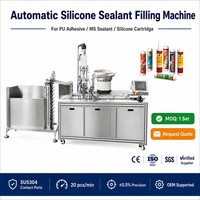 Machine automatique de remplissage et de bouchage de cartouches de mastic silicone pour adhésif PU et mastic MS