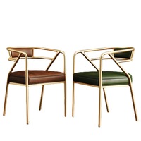 Nordique moderne minimaliste café restaurant salon loisirs chaises lait thé magasin style industriel chaises à manger