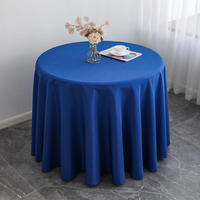 Nappe Ronde Blanche Personnalisée en Polyester de 120 Pouces pour Événements Extérieurs, Fêtes, Banquets et Mariages – Vente en Gros