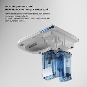 Toilette intelligente télécommandée intelligente avec distributeur de parfum pour petites salles de bain - Product Image 6