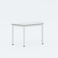 Mobilier scolaire en mélamine Bureau collaboratif Les étudiants et la salle de classe assemblent une table d'étude et une chaise