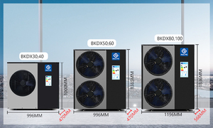 Pompe à chaleur monobloc air-eau 22 kW pour climat froid -25°C, compatible OEM/ODM 2025 – Chauffe-eau à source d'air - Product Image 5