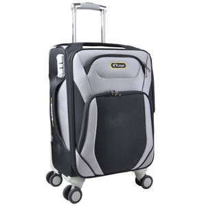Fabrieksdirect groothandel modieus nieuw design nylon gemengde kleuren uitbreidbare aluminium trolley reiskoffer met wielen - Product Image 2