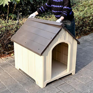 Cuccia per Cani di Grandi Dimensioni Personalizzata Moderna di Lusso da Esterno Gabbia in Plastica e Metallo con Pulizia Solida e Rimovibile Fantasia Animalier Stile Villa - Product Image 5