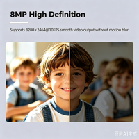8MP 3280x2464 USB2.0 Kamera Modülü IMX179 UVC 10fps MJPEG/YUV Tak ve Çalıştır 1/3.2" Sensör Ofis Belge Yakalama için 75.5 FoV