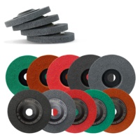 Disque de polissage en fibre de nylon de 100 mm, outil abrasif, disque de polissage en nylon gris non tissé pour meuleuse d'angle