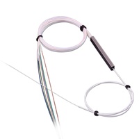 Répartiteur FBT 1x2 0,9 mm, coupleur à fibre optique, répartiteur FBT 50:50, 10:90, rapport de répartition optionnel, personnalisé, 0,9 mm 1M
