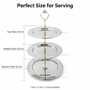 Assiette à fruits à 3 niveaux, ensemble d'assiettes à fruits en plastique transparent pour fêtes, mariages, service de plats, assiette incassable pour le camping - Product Image 6