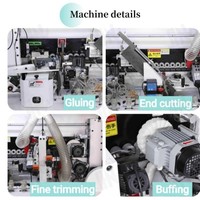 Machine à chants automatique de haute qualité pour chants en bois, MDF, PVC, avec fonction de raclage, de polissage et de chantage en ligne droite
