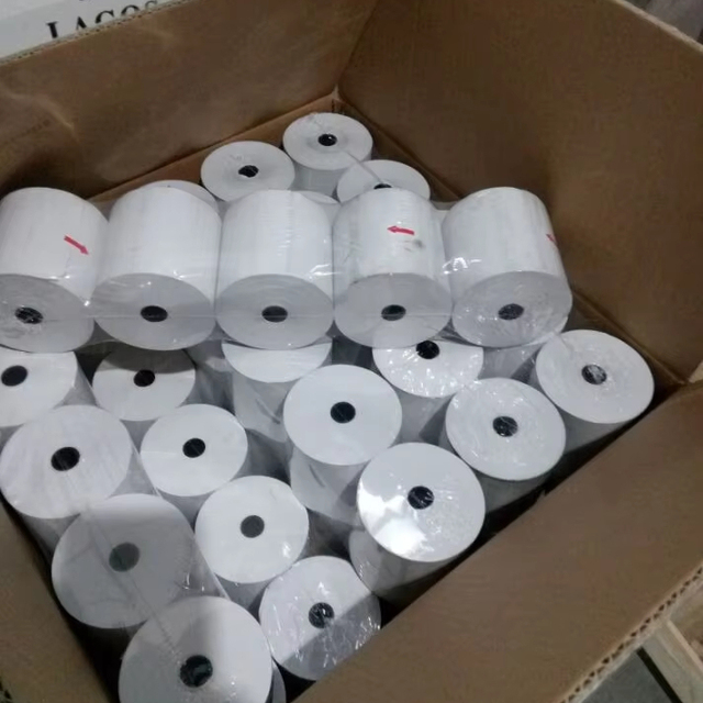 Bpa Free 48 Gsm 80X80mm Till Roll Thermal Printer Paper Pos 80X80 Receipt Thermal Paper Roll for Thermal Printer