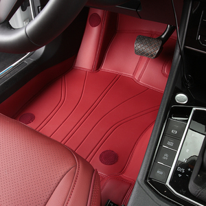 Alfombrillas interiores de coche de cobertura completa de cuero impermeable Nappa al por mayor de fábrica para modelos de juego completo de 5 plazas - Product Image 4
