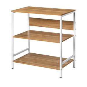 STS02-4 3-Tier פלדה עץ מיקרוגל תנור Stand בית מטבח אחסון מדף מטבח ארגונית מדף - Product Image 4