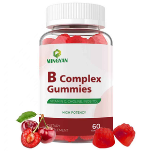 Gummies véganes de vitamines du <span class=keywords><strong>complexe</strong></span> B sous marque privée – Bonbons mous multivitaminés B pour une peau améliorée, un sommeil réparateur, une mémoire accrue et un soutien immunitaire - Product Image 1