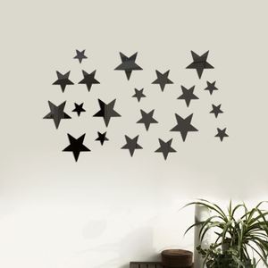 20pcs <b>Stars</b> Acrylic Mirror <b>Wall</b> <b>Stickers</b> 3D Acrylic Mirror <b>Wall</b> Decorations Removable <b>Stars</b> <b>Stickers</b> Art Decal for Bedroom - Product Image 4