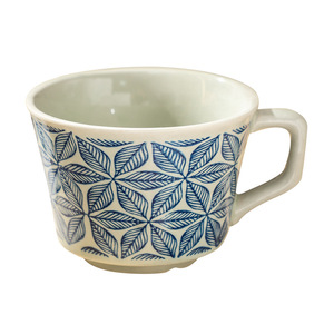 Taza de café retro de cerámica con diseño floral, taza individual para té de la tarde y desayuno. - Product Image 2