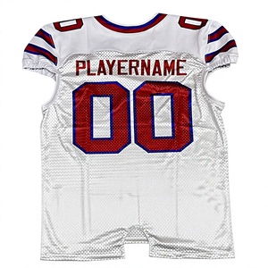 Jersey de Fútbol Americano de Alta Calidad para Entrenamiento, Personalizado OEM, Tela de Malla de Poliéster, Talla Grande, Manga Corta - Product Image 2