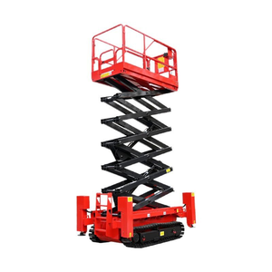 Самоходный гусеничный воздушный ножничный подъемник 12 м 14 м гидравлический подъемник с платформой гусеничного типа для отложений и возвышений - Product Image 2