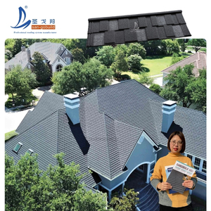 Teja Metálica <span class=keywords><strong>con</strong></span> Recubrimiento de Piedra, Estilo Madera, Techo Elegante y Duradero - Product Image 4