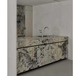 Decoración de pared de ónix de mármol Natural con estilo, azulejo de losa de mármol de tamaño personalizado para decoración de pared de salón, proyecto de Hotel - Product Image 4