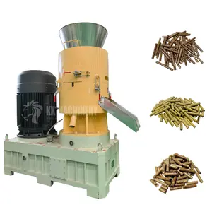 Máquina de fabricação de pelotas de madeira granulador de serragem para produção eficiente de pelotas de madeira