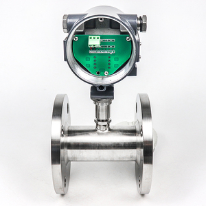 Giá thấp xung Hart RS485 SS316L SS304 lỏng DIESEL Xăng nhiên liệu mặt bích nước/kẹp/chủ đề tuabin lưu lượng kế với màn hình LCD hiển thị - Product Image 4