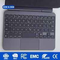 Clavier magnétique haut de gamme ODM/OEM en gros pour iPad Mini 7/6 avec pavé tactile, touches rétroéclairées 7 couleurs, ultra-fin