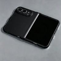 Étui de téléphone Premium 2 en 1 en TPU à rainures vierges pour iPhone 18 Ultra, noir mat