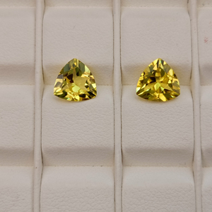 พลอยแซฟไฟร์สีเหลืองที่ปลูกในห้องทดลองที่หรูหราอัญมณีหลวมหินตัดตามสั่งมีความชัดเจนสูงสำหรับทำเครื่องประดับทำด้วยมือ - Product Image 1