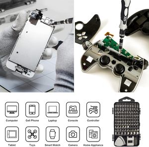 Kit de tournevis de précision magnétique 140-en-1 en acier au chrome-vanadium, multi-usage pour bricolage, réparation électronique OEM, avec étui pour montres - Product Image 2