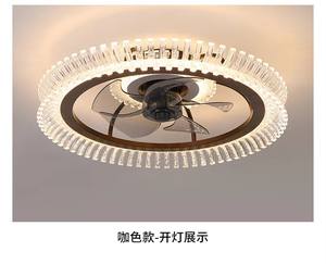 Smart Timer <b>Ceiling</b> <b>Fan</b> with Dimmable Light - 5-Blade, 6-Speed Low Noise DC Motor, Remote & APP Control, for Modern <b>Bedroom</b> - Product Image 6