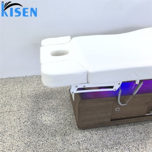 Lit de beauté KISEN, nouveau design luxueux, mobilier de salon, 3 moteurs électriques, lit de spa facial, table de massage, lit de soin spa - Product Image 5