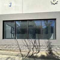 Fenêtres panoramiques fixes en aluminium de grande taille, double vitrage, insonorisées, résistantes au vent, pour hôtel, villa