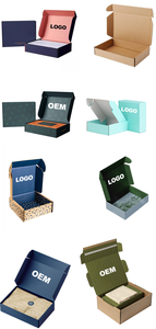 Wholesale OEM Custom Logo Flexography Recycled Cardboard Gift Paper Corrugated Shipping <b>Boxes</b> Packaging Mailer Box for Clothing - Product Image 6
