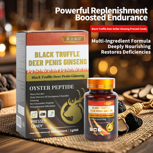 OEM Private Label Black Truffle <strong>Ginseng</strong> Deer Antler Male Enhancement Energy Tablets Natural Immune Support Fertility 60 <strong>Caps</strong> - Product Image 3