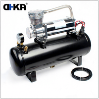 Suspension de compresseur d'air 12V 200PSI 2.5Gal avec klaxon d'air avec réservoir de filtre 10L pour camion Train bateau AS194
