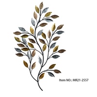 Art mural en métal rustique 3D à suspendre pour décoration d'intérieur nordique antique, cadeau d'anniversaire