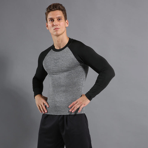Seamless Design Thermal Control <b>Mens</b> Long Sleeve Shirt For Training With Engineered For Performance - Product Image 3