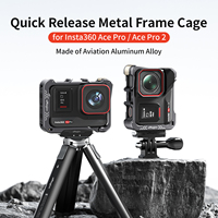 AMagisn Cage de cadre en métal à dégagement rapide pour Insta360 AcePro2/AcePro Horizontal-Vertical Accessoires de cadre de protection