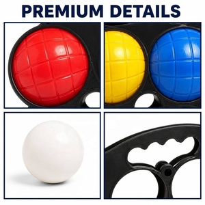 Ensemble <span class=keywords><strong>de</strong></span> boules <span class=keywords><strong>de</strong></span> <span class=keywords><strong>pétanque</strong></span> lumineuses personnalisées, 8 boules <span class=keywords><strong>de</strong></span> 72 mm en <span class=keywords><strong>plastique</strong></span>, jeu <span class=keywords><strong>de</strong></span> <span class=keywords><strong>pétanque</strong></span> pour extérieur et jardin, vente en gros - Product Image 5