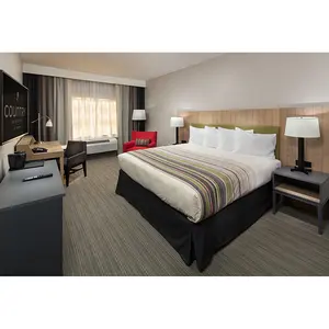 Set Kamar Tidur, Furnitur Hotel Kustom untuk Kamar Tidur Hotel