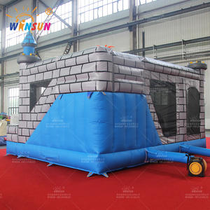 Château gonflable commercial d'extérieur Winsun, modèle dinosaure, avec couleurs personnalisables pour enfants - Product Image 3