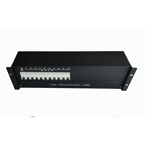Unidad de Distribución de Energía (PDU) para Gabinete de 48V CC, 1 Entrada y 10 Salidas, NEGRO, <span class=keywords><strong>32A</strong></span> - Product Image 1