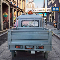 Mini camionnette électrique à quatre roues et deux places avec benne, véhicule à énergie nouvelle pour le transport de passagers et de marchandises
