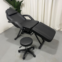 Table de massage pliante de luxe en acier inoxydable, lit pour cils, spa, tatouage, canapé cosmétique, esthéticienne, lits de soins de beauté, visage, hôtel