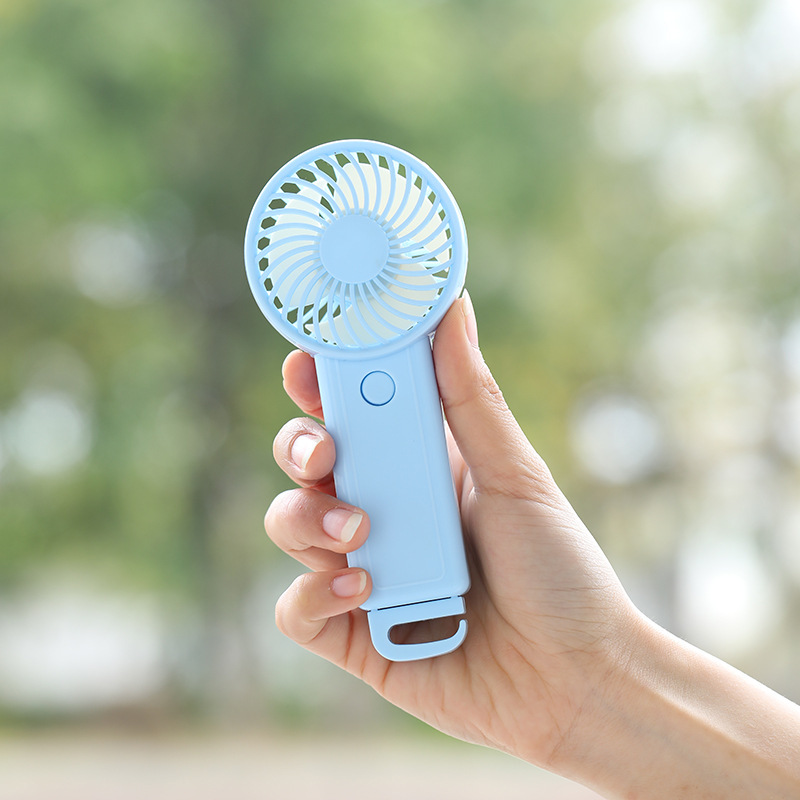 Mini ventilateur portable ZY-2502 - Bleu [Rechargeable]