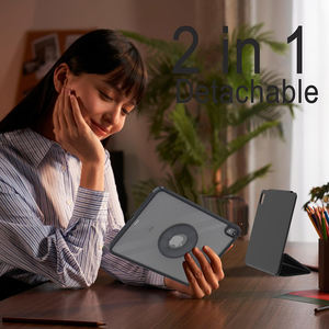 适用于 iPad A16 第 11 代 11 英寸和 iPad 第 10 代 10.9 英寸磁性可拆卸 Y 形保护套，透明 720 度旋转后壳 - Product Image 6